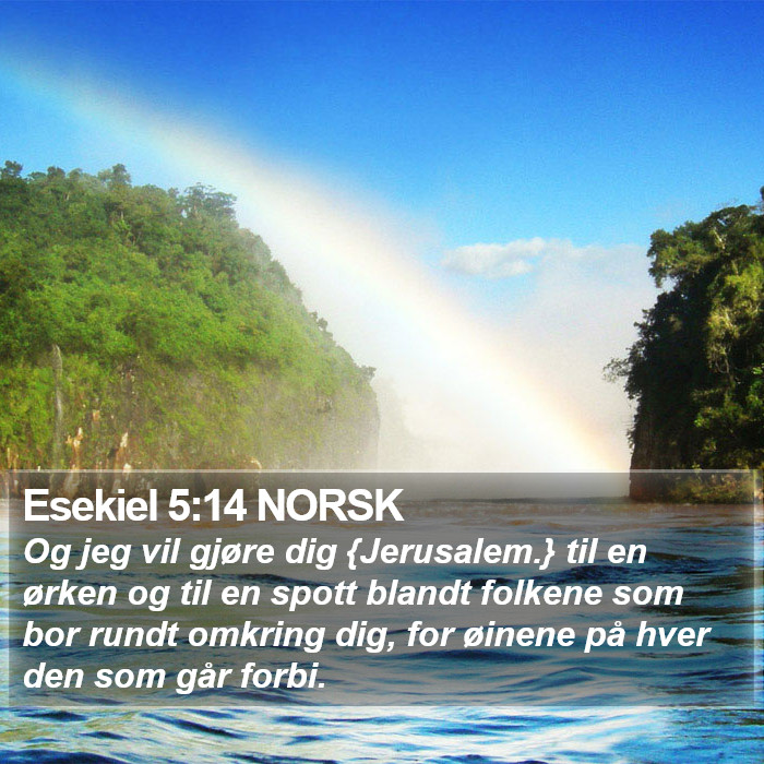 Esekiel 5:14 NORSK Bible Study