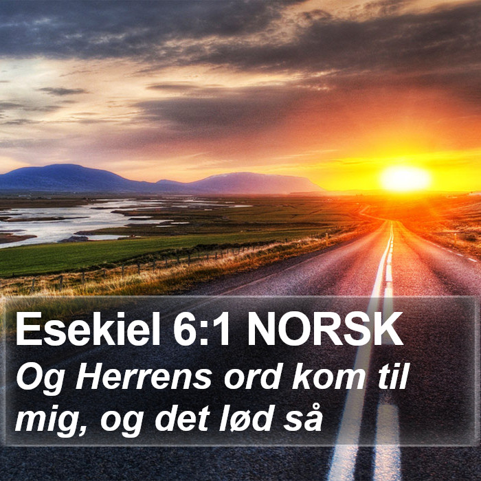 Esekiel 6:1 NORSK Bible Study