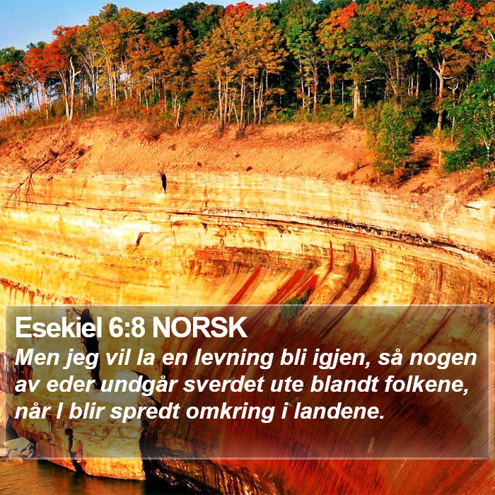 Esekiel 6:8 NORSK Bible Study