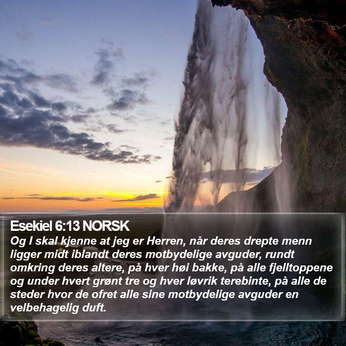 Esekiel 6:13 NORSK Bible Study