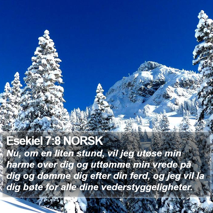 Esekiel 7:8 NORSK Bible Study