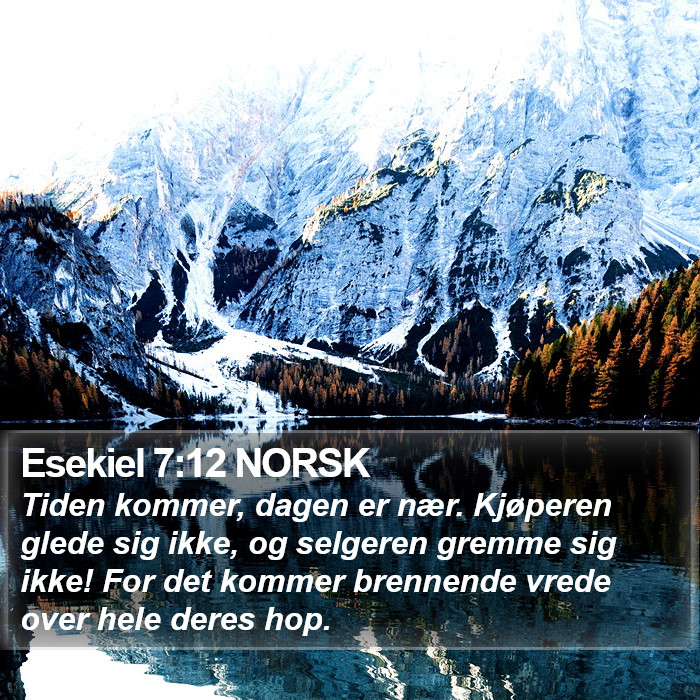 Esekiel 7:12 NORSK Bible Study