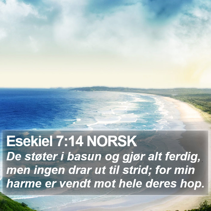 Esekiel 7:14 NORSK Bible Study