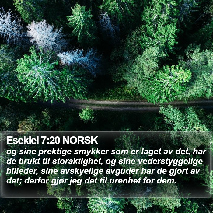 Esekiel 7:20 NORSK Bible Study
