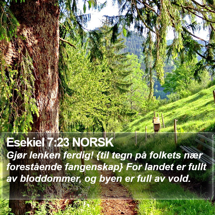 Esekiel 7:23 NORSK Bible Study