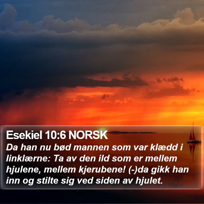 Esekiel 10:6 NORSK Bible Study