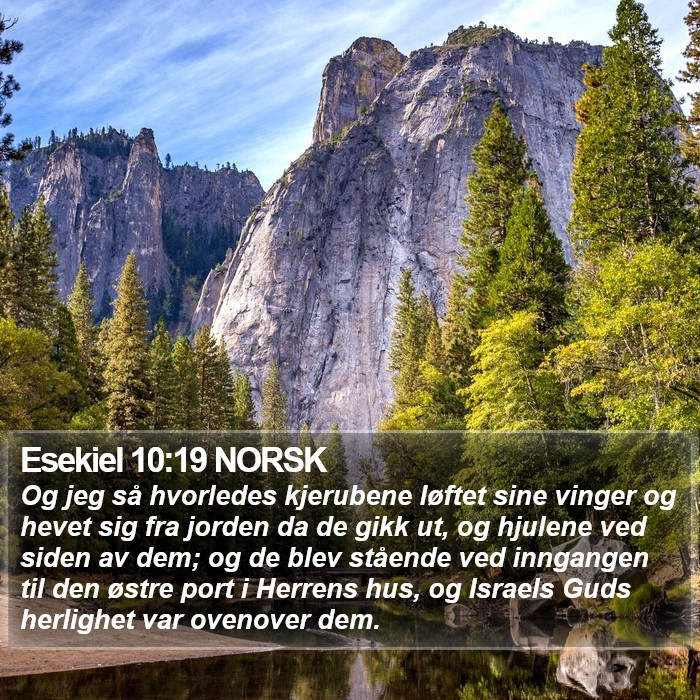 Esekiel 10:19 NORSK Bible Study