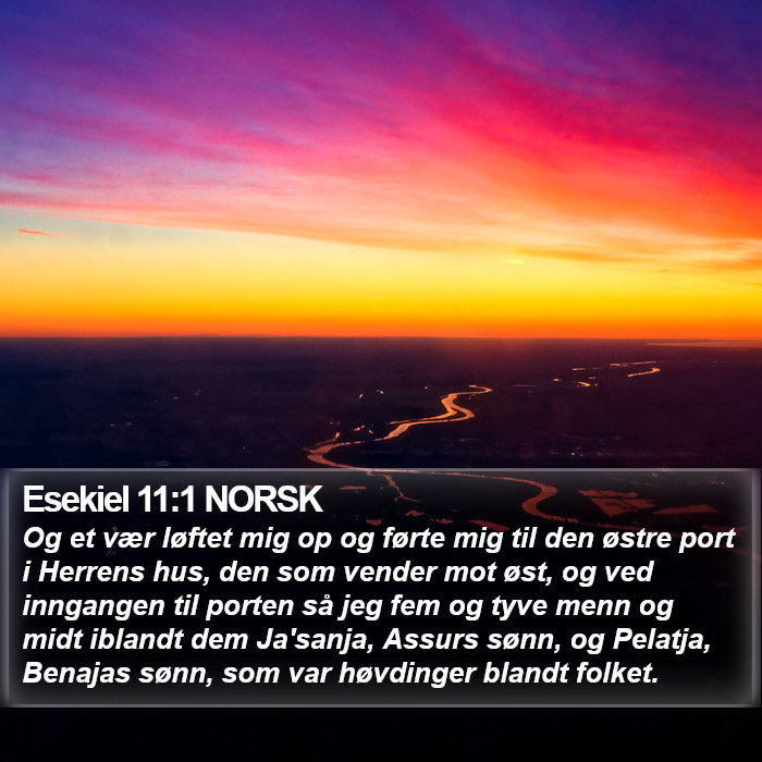 Esekiel 11:1 NORSK Bible Study