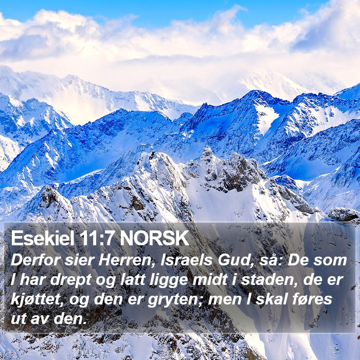 Esekiel 11:7 NORSK Bible Study