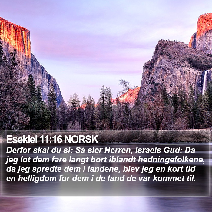 Esekiel 11:16 NORSK Bible Study