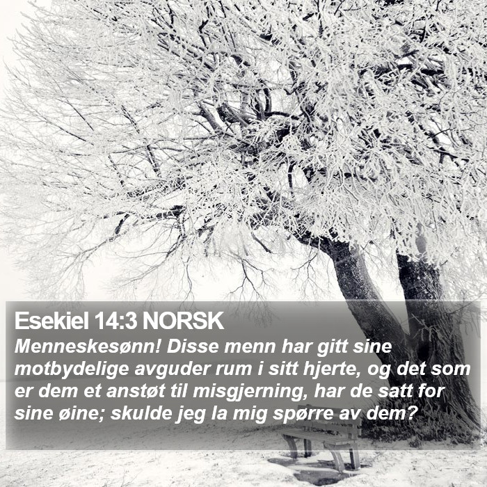 Esekiel 14:3 NORSK Bible Study