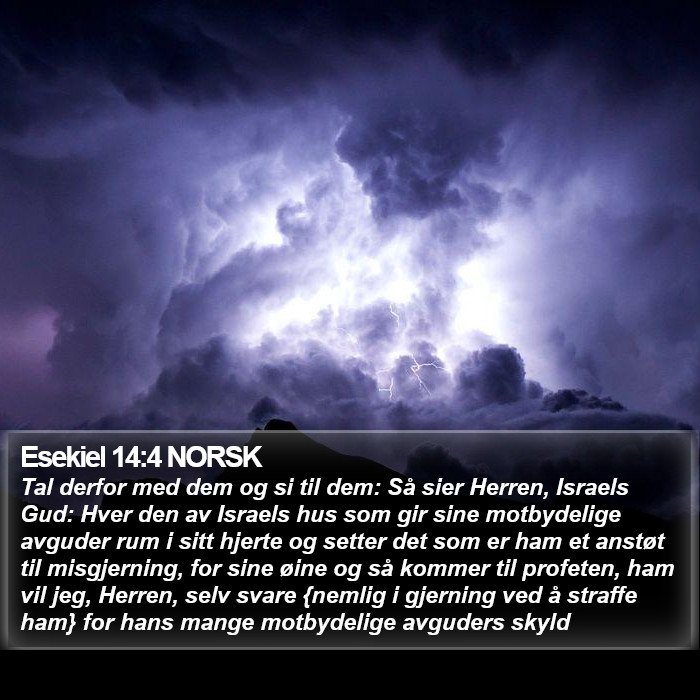 Esekiel 14:4 NORSK Bible Study