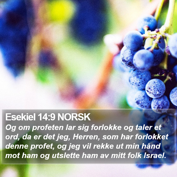 Esekiel 14:9 NORSK Bible Study