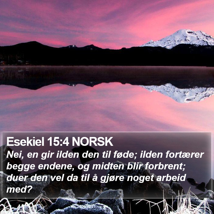 Esekiel 15:4 NORSK Bible Study