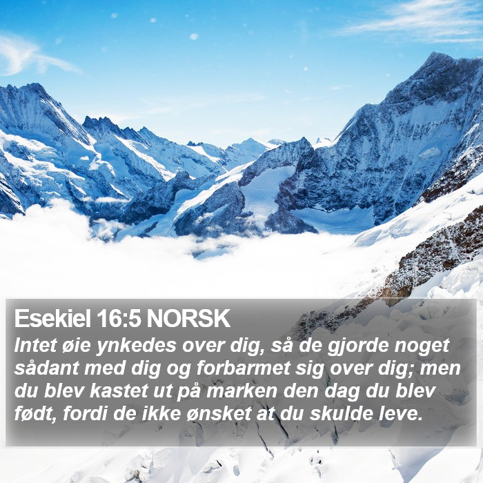 Esekiel 16:5 NORSK Bible Study