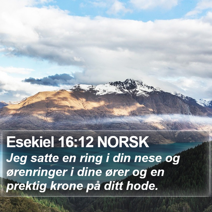 Esekiel 16:12 NORSK Bible Study