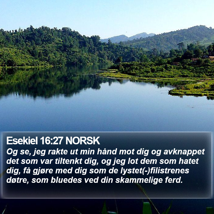 Esekiel 16:27 NORSK Bible Study