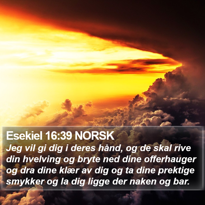 Esekiel 16:39 NORSK Bible Study