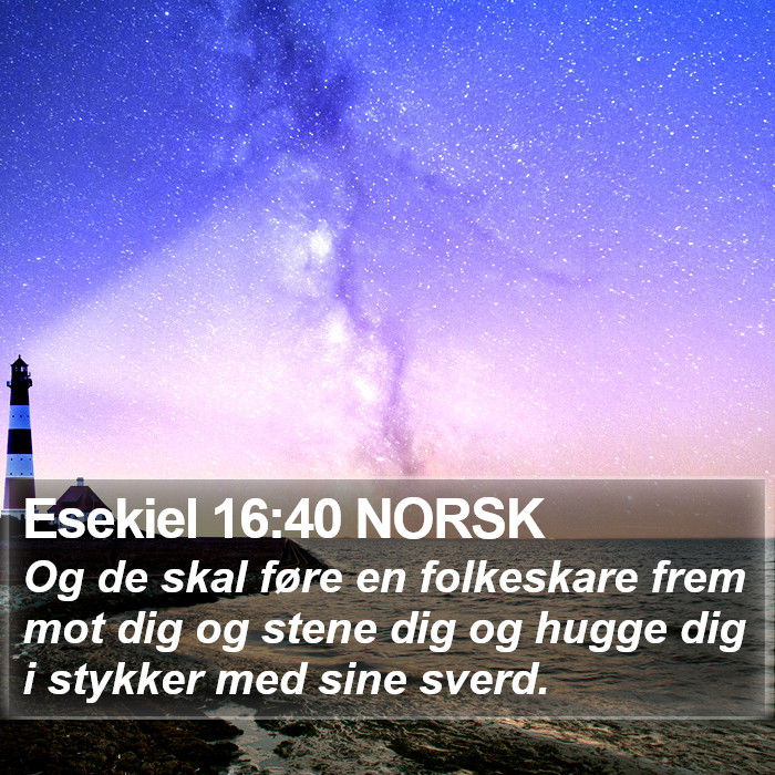 Esekiel 16:40 NORSK Bible Study