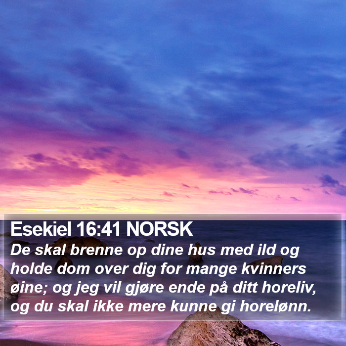 Esekiel 16:41 NORSK Bible Study