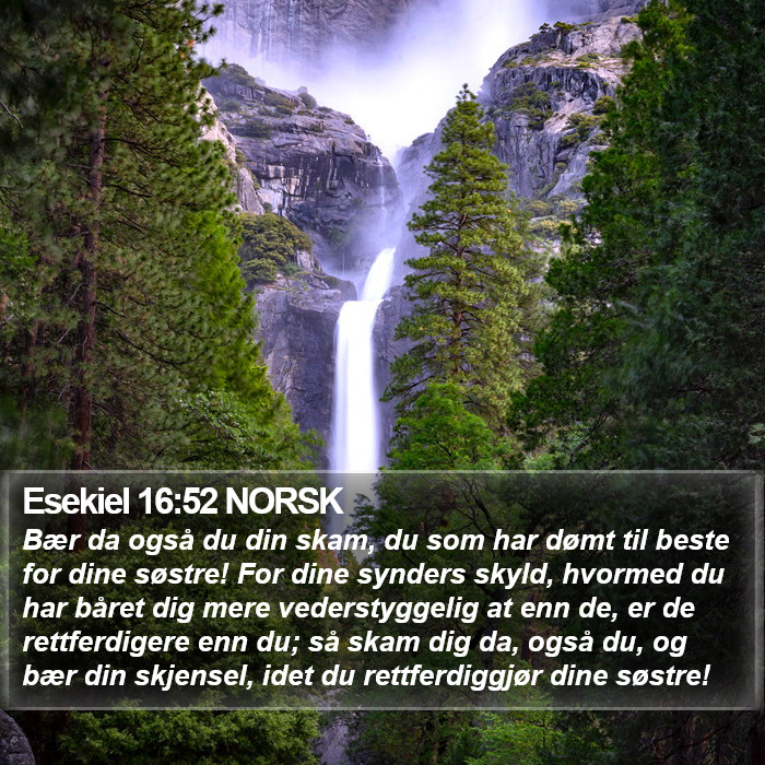 Esekiel 16:52 NORSK Bible Study