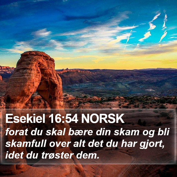 Esekiel 16:54 NORSK Bible Study