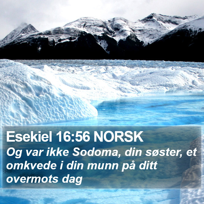 Esekiel 16:56 NORSK Bible Study