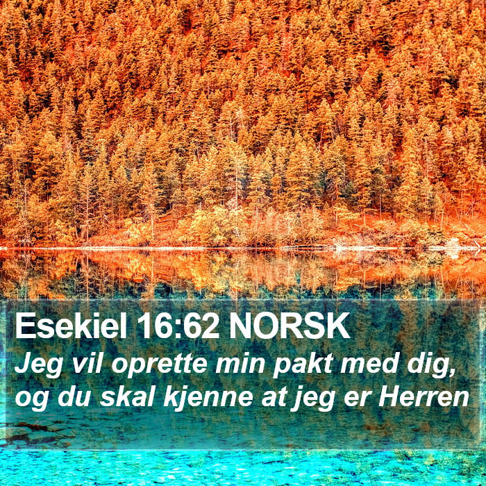 Esekiel 16:62 NORSK Bible Study