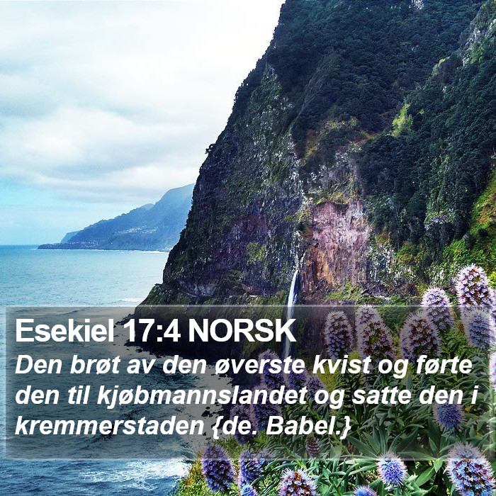 Esekiel 17:4 NORSK Bible Study