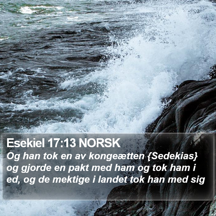 Esekiel 17:13 NORSK Bible Study