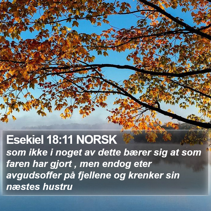 Esekiel 18:11 NORSK Bible Study