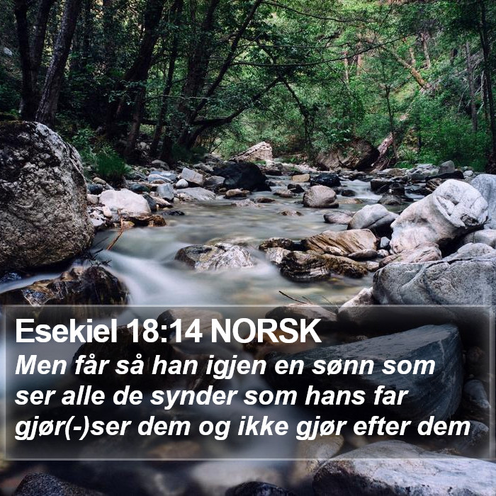 Esekiel 18:14 NORSK Bible Study