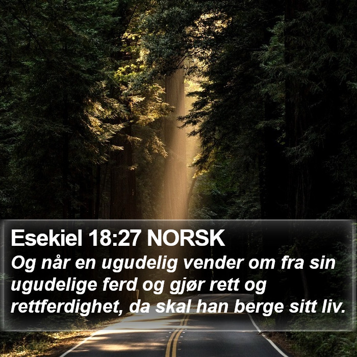 Esekiel 18:27 NORSK Bible Study