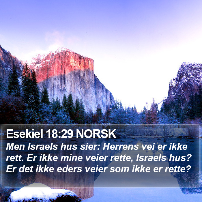 Esekiel 18:29 NORSK Bible Study