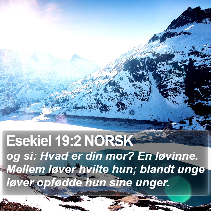 Esekiel 19:2 NORSK Bible Study