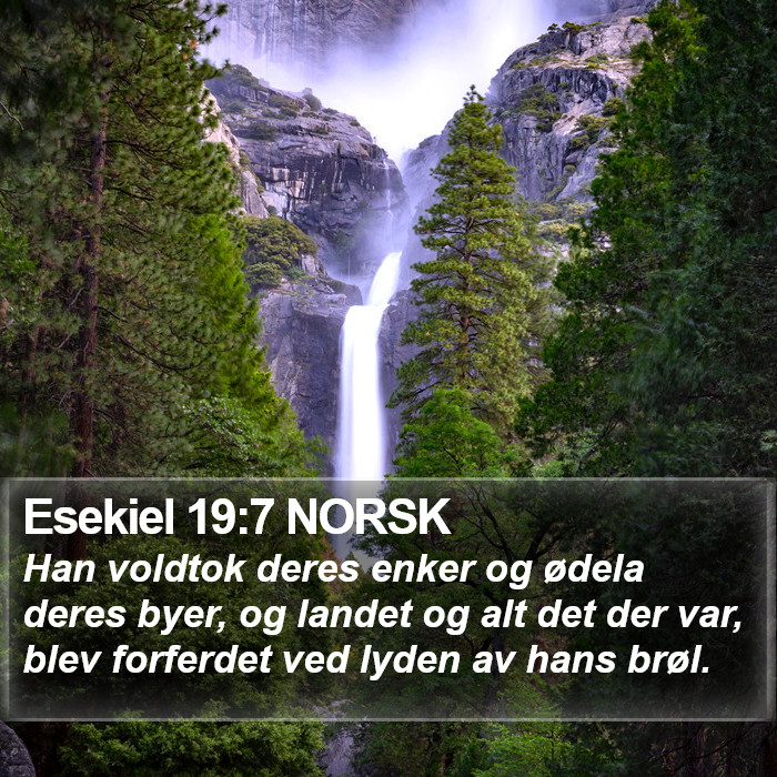 Esekiel 19:7 NORSK Bible Study