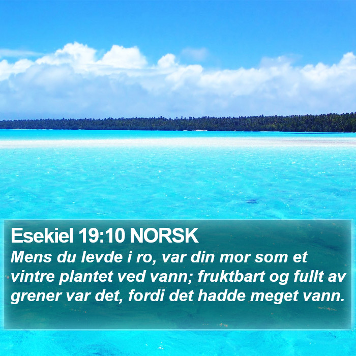 Esekiel 19:10 NORSK Bible Study