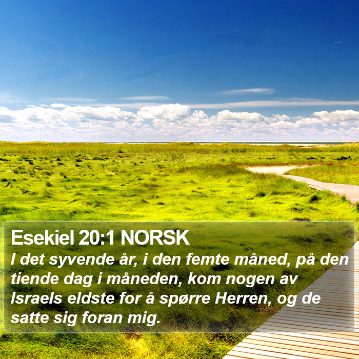 Esekiel 20:1 NORSK Bible Study