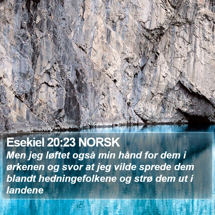 Esekiel 20:23 NORSK Bible Study