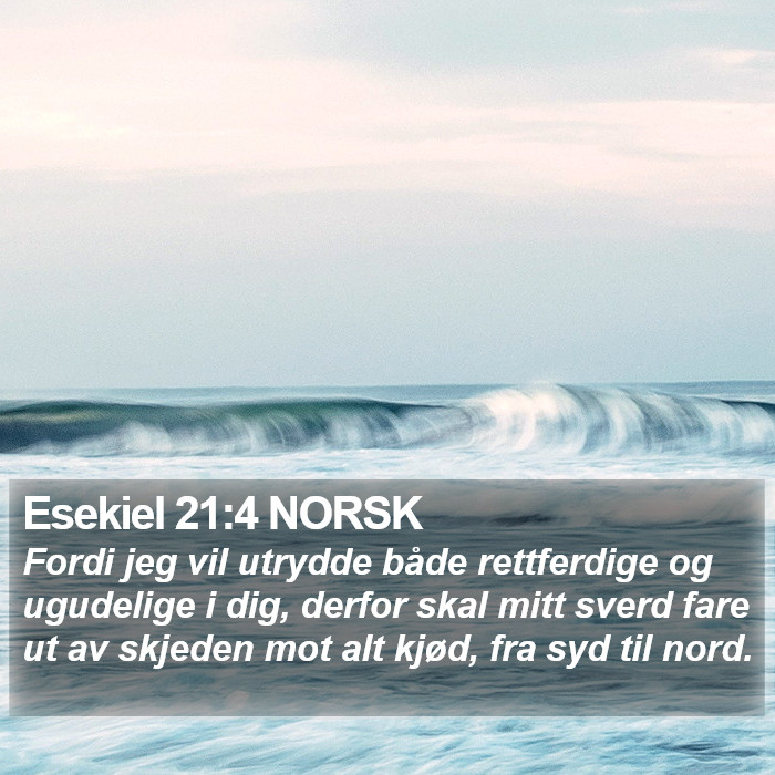 Esekiel 21:4 NORSK Bible Study