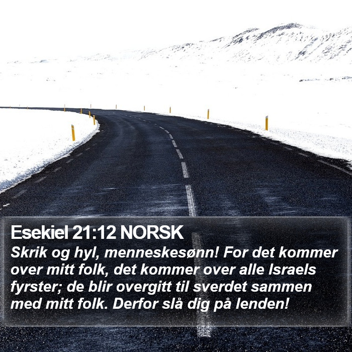 Esekiel 21:12 NORSK Bible Study