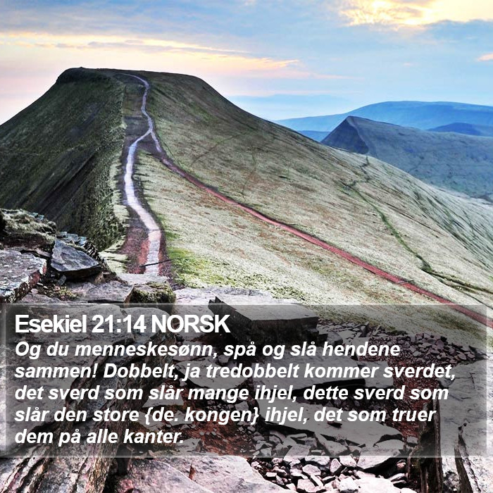 Esekiel 21:14 NORSK Bible Study