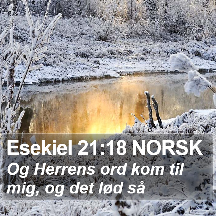 Esekiel 21:18 NORSK Bible Study