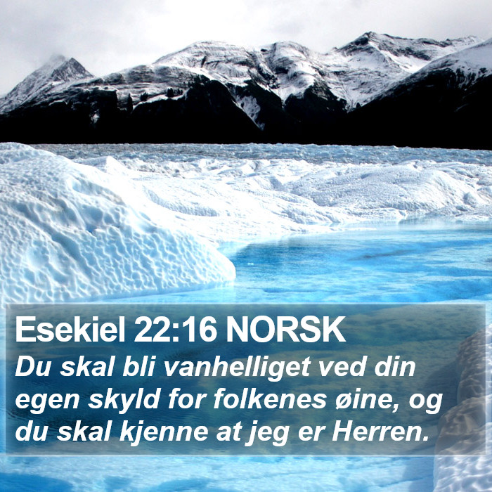 Esekiel 22:16 NORSK Bible Study