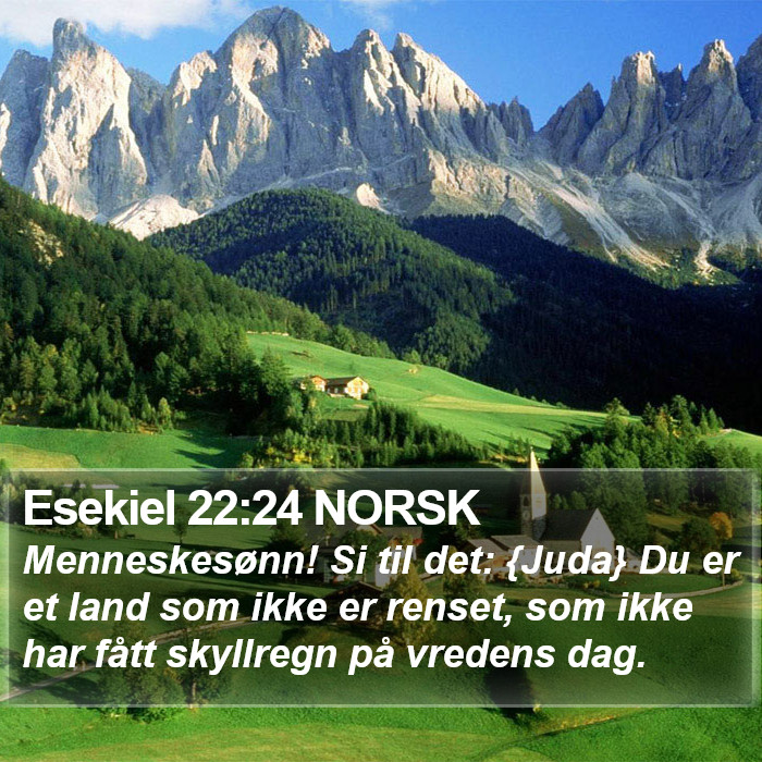 Esekiel 22:24 NORSK Bible Study