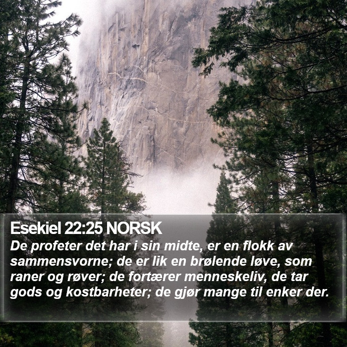 Esekiel 22:25 NORSK Bible Study