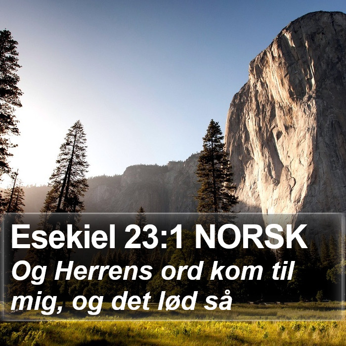 Esekiel 23:1 NORSK Bible Study