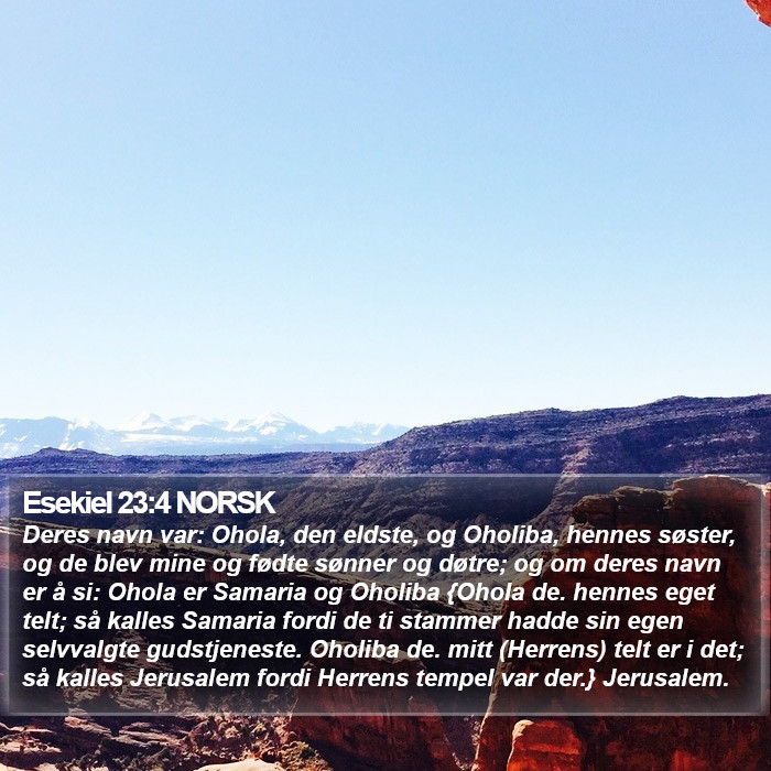 Esekiel 23:4 NORSK Bible Study