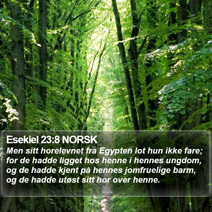 Esekiel 23:8 NORSK Bible Study