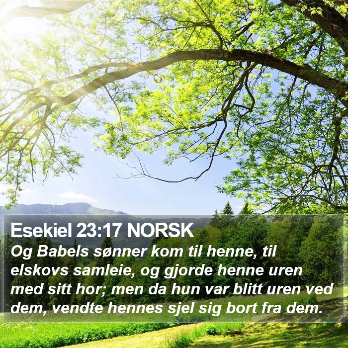 Esekiel 23:17 NORSK Bible Study